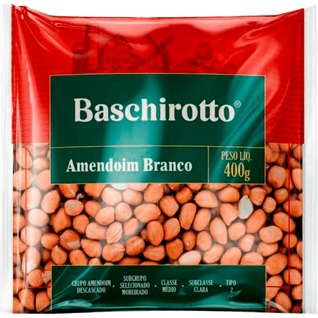 Amendoim branco baschirotto 400g