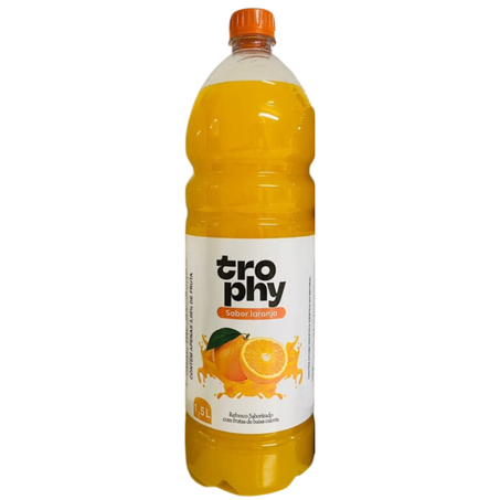 Suco refresco trophy pet 1.5l laranja