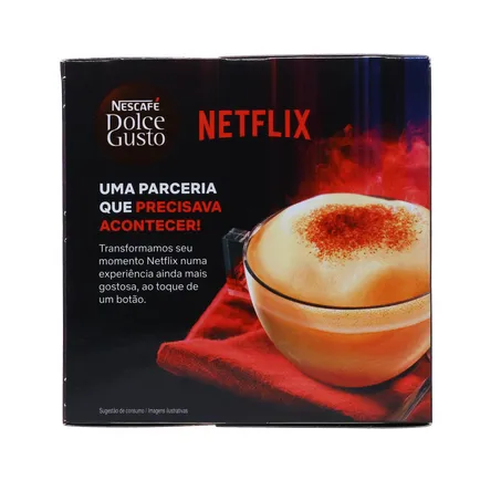 Cápsula Nescafé Dolce Gusto Cappuccino Netflix 10un 170g 
  360-27