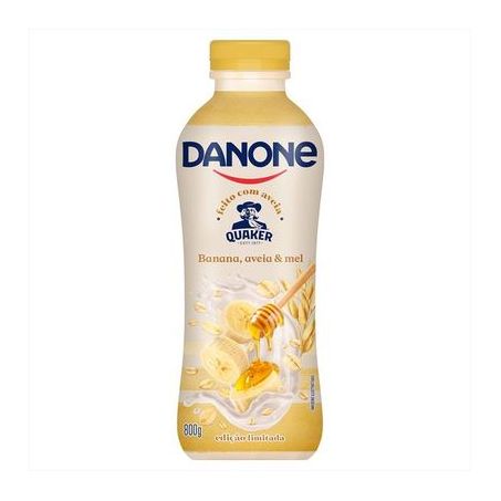 Iogurte activia quaker banana, aveia e mel 800g