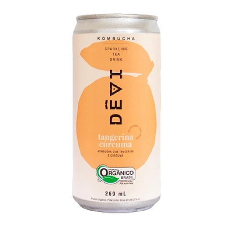 BEBIDA KOMBUCHA DÊVI TANGERINA/CURCUMA 269ML