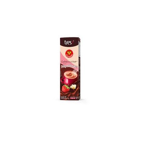 Cápsula três corações cappuccino napolitano 110g