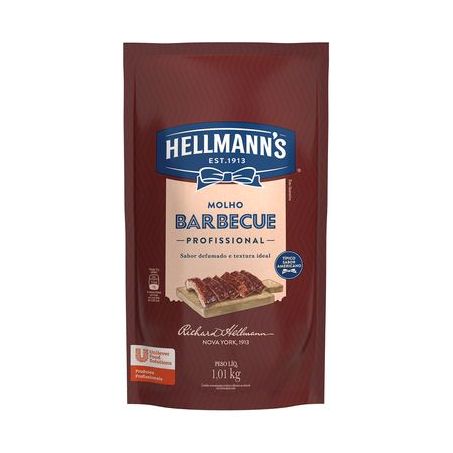 MOLHO BARBERCUE HELLMANS SACHÊ 1,01KG