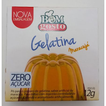 Gelatina em po bom gosto marac diet 12g