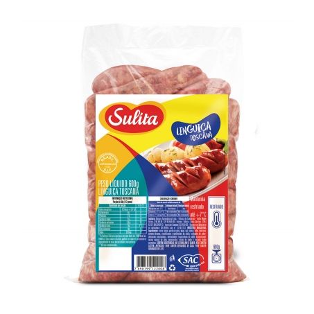 LINGUIÇA TOSCANA SULITA RESFRIADA 600 GR
