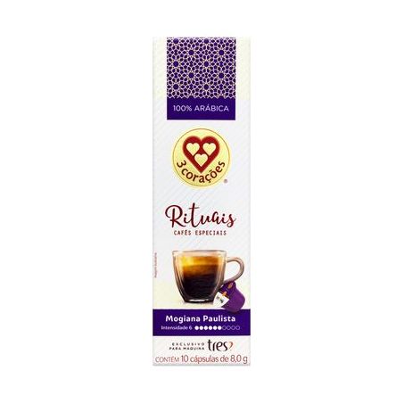CAFE 3 CORACOES TRES C/10 RITUAIS MOGIANA P.
