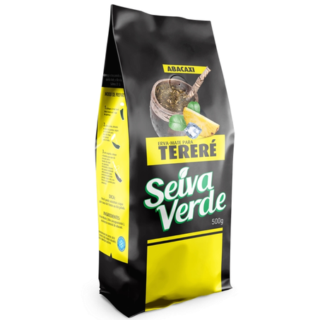Erva mate terere seiva verde abacaxi s/açúcar 500g