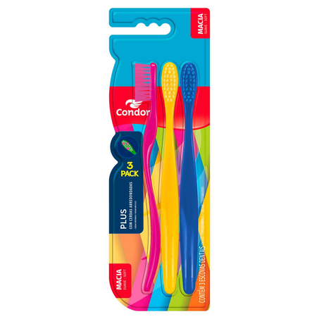 Escova Dental Condor Plus - Leve 3, Pague 2