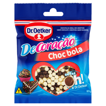 Confeitos Dr Oetker Decoração Chocbola Embalagem 80G