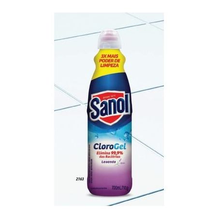 Cloro gel lavanda sanol 700ml
