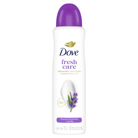 Desodorante Aerossol Dove 150ml -  Fresh Care - Lavanda