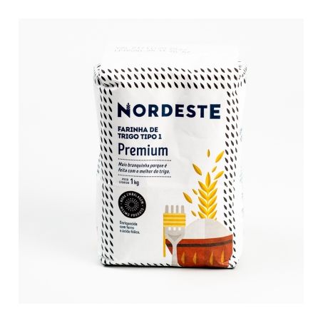FARINHA DE TRIGO NORDESTE PREMIUM TIPO1 1KG
