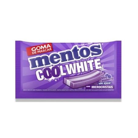 Goma mentos cool white blue rasp 8.5g