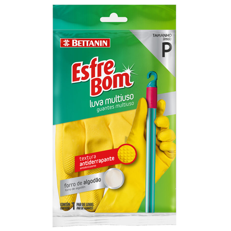 LUVA MULTIUSO LÁTEX ESFREBOM TAM P