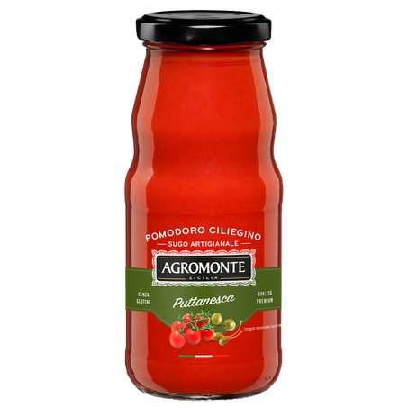 Molho Agromonte de Tomate Cereja Puttanesca 360g