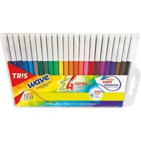 Canetinhas Tris Hidrograficas C/24 Wave