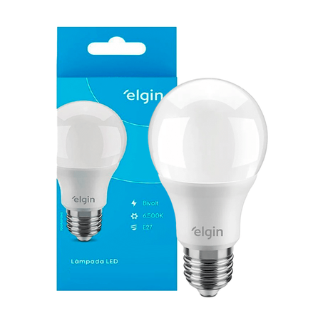 LÂMPADA LED ELGIN BRANCA 9W UNID
