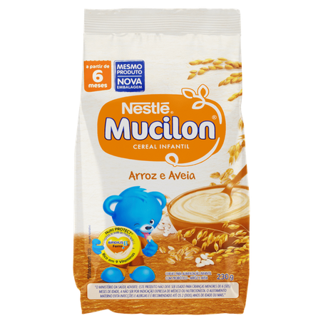 Mucilon-cereal 180g arroz aveia