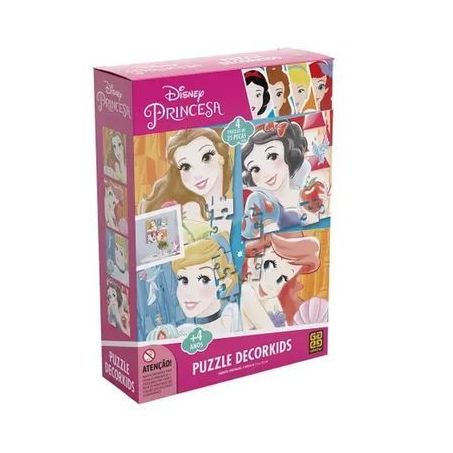 Brinquedo Grow Puzzle Decorkids 25 Peças
