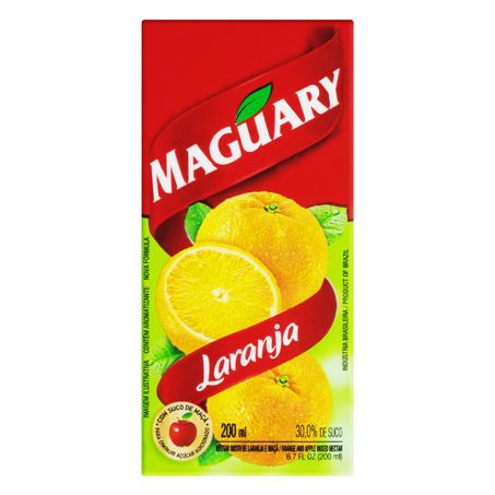 Suco néctar laranja maguary 200ml