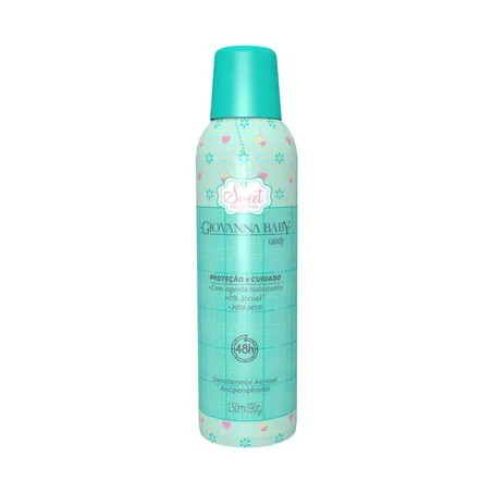 Antitranspirante aerosol giovanna baby candy frasco 150ml
