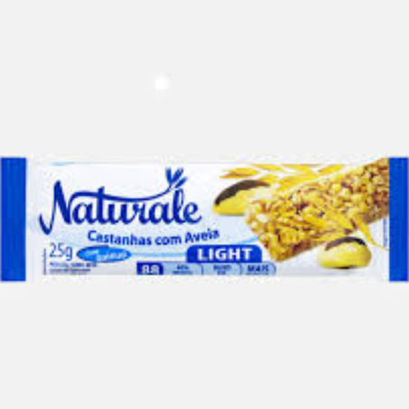Barra cereal naturale 25g castanha c/aveia