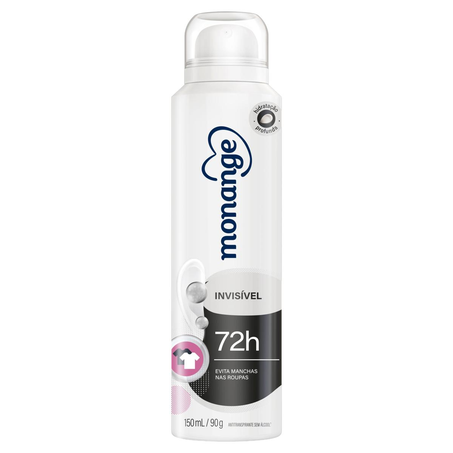 Desodorante Aerossol Monange/ Bozzano 90g - Feminino - Invisível