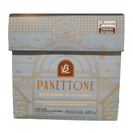 PANETTONE BAUDUCCO ZERO ACUCAR 450G