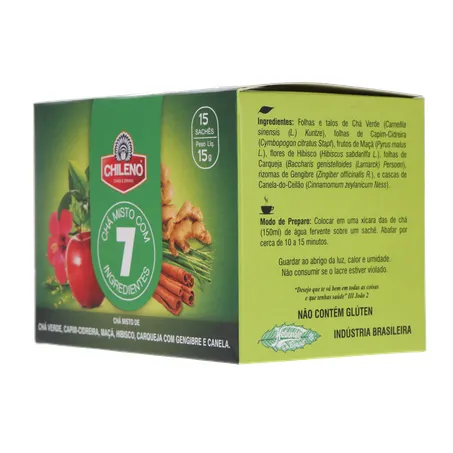 Cha chileno misto 7 ingredientes 15g 360-23