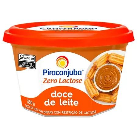 Doce leite piracanjuba 350g zero lactose