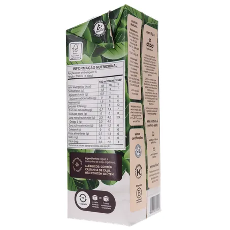 Bebida Vegetal Original Orgânica a Tal da Castanha 1L 360-12