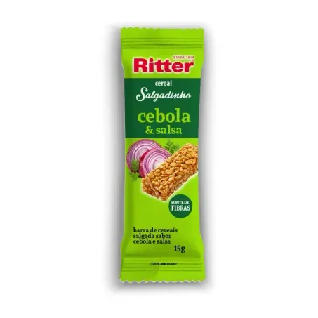 Barra ritter sabor cebola e salsa 15g.