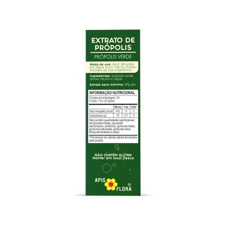 EXTRATO DE PRÓPOLIS VERDE 30ML - APISFLORA 360-1