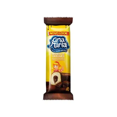 Bolo Ana Maria Cobertura Chocolate Pacote 42g 
 