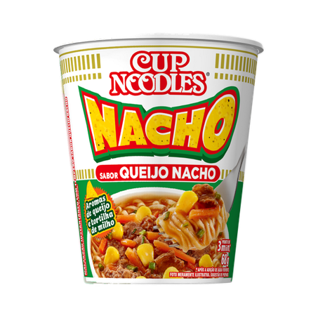 Macarrão Instantâneo Cup Noodles Queijo Nacho 68g