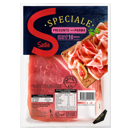Presunto Sadia Tipo Parma 100g