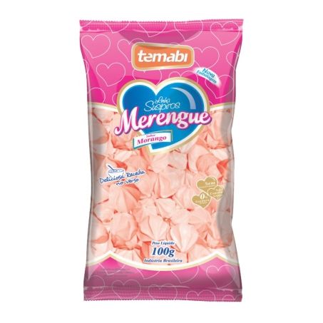 Merengue morango temabi 100g