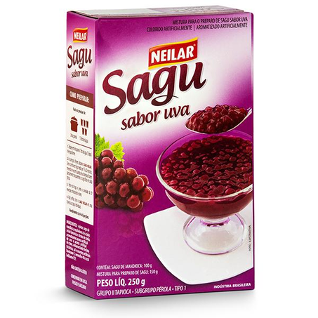 SAGU PRONTO NEILAR SABOR UVA 150G
