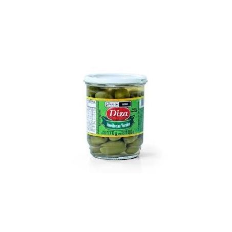 AZEITONA VERDE COPO DIZA VIDRO 100G