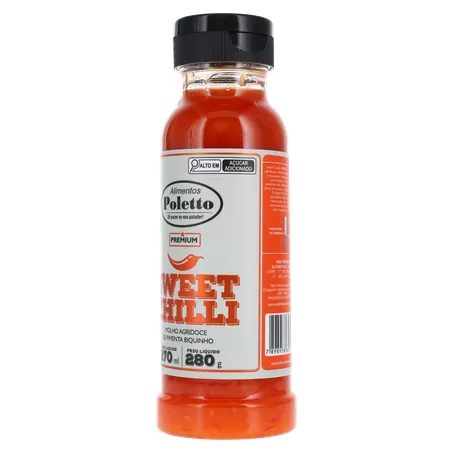MOLHO PIMENTA POLETTO SWEET CHILLI  280G 360-4