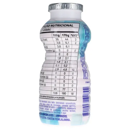 BEBIDA PENSE ZERO MORANGO BATAVO 170G 360-23