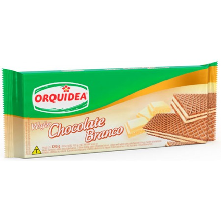 Wafer orquidea 120g chocolate branco
