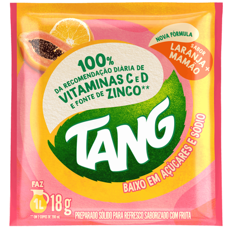 Refresco em po tang 18g laranja mamao
