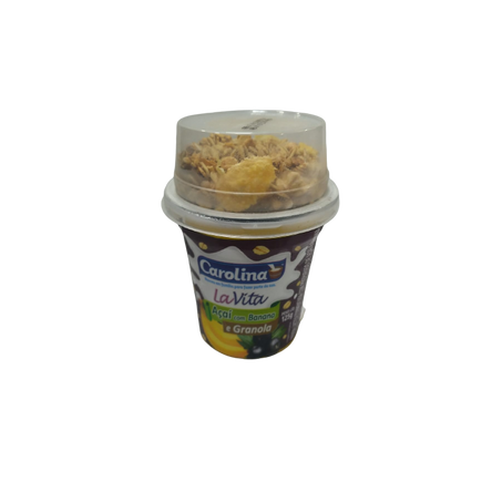 Bebida Láctea Carolina Açai Banana Com Granola Copo 125g 
 
