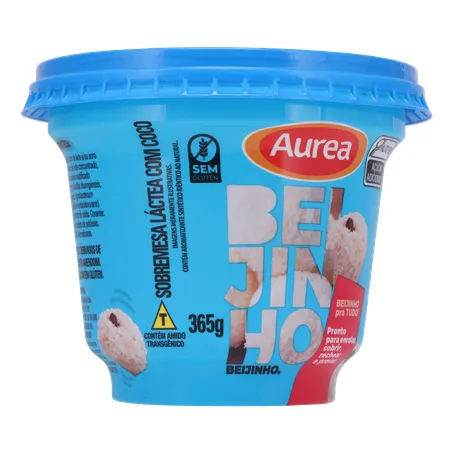 Sobremesa beijinho aurea pote 365g 360-33