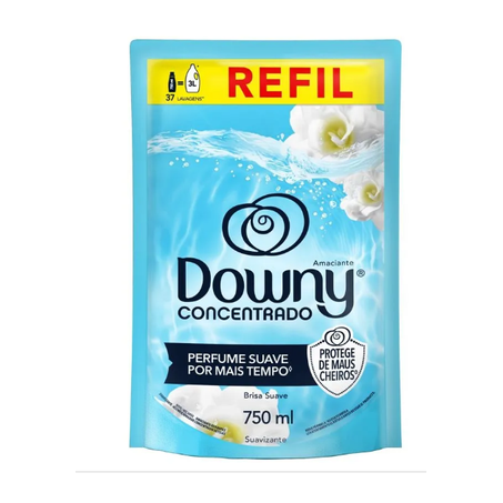 Amaciante concentrado brisa suave downy sache 750ml