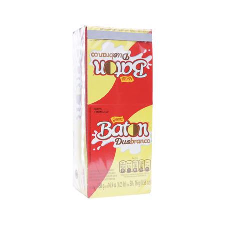 Choc baton garoto 2em1 pret/bra 30un 360-57