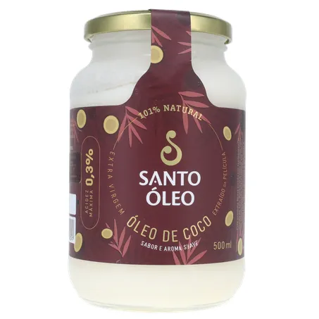 Oleo coco santo oleo extra virgem 500ml 360-35