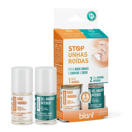 Kit Blant 8,5ml Stop Unhas Roidas C/2