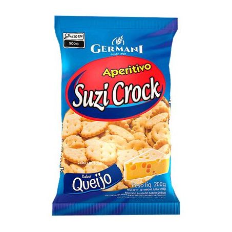 Biscoito germani suzi crock queijo 200g